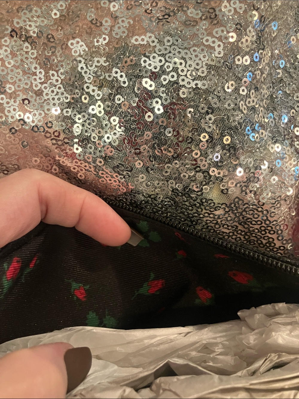 NWT Betsey Johnson 🤖 Embellished Make-up Bag - Picture 7 of 7